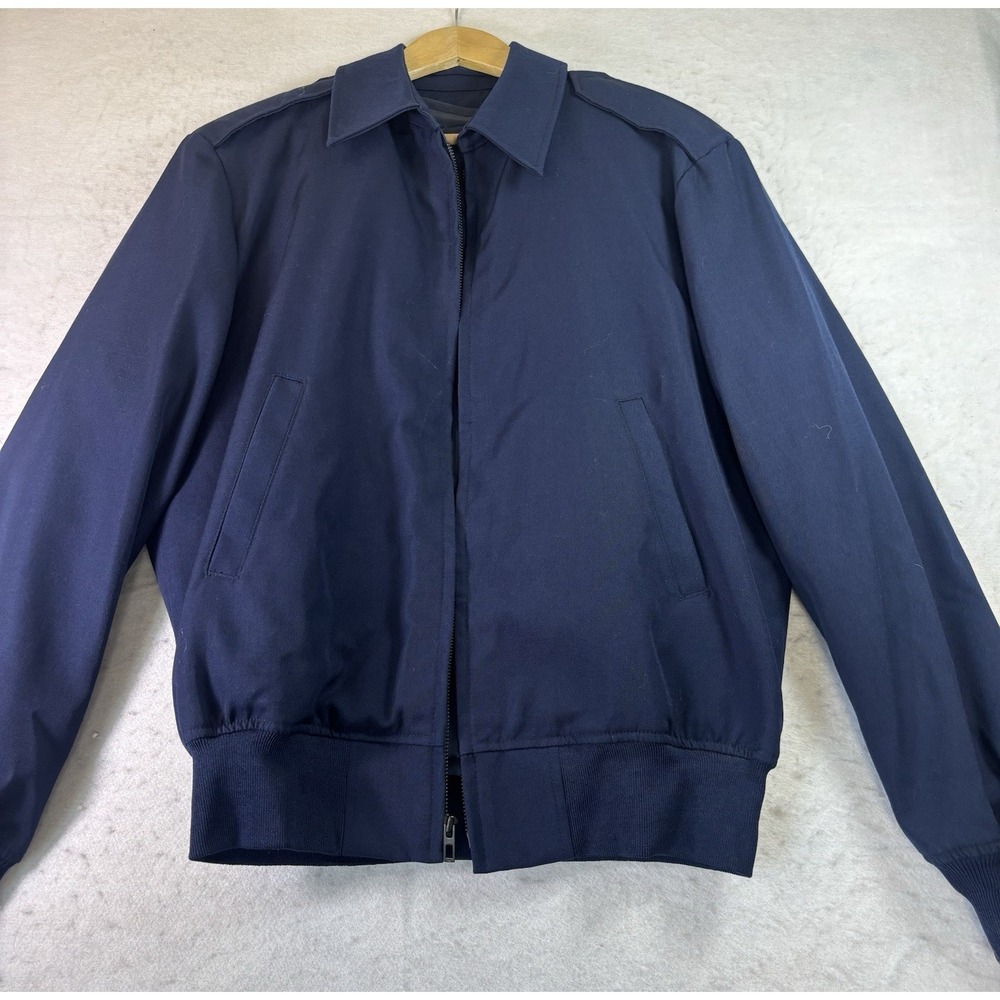 Defense Logistics Agency US Air Force Jacket Mens 42R Blue Removeable Liner